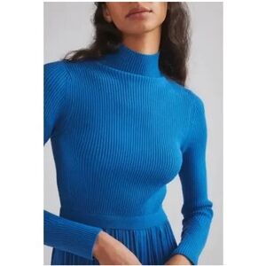 By Anthropologie Thea Twofer Maxi Sweater in Blue (Size XS)